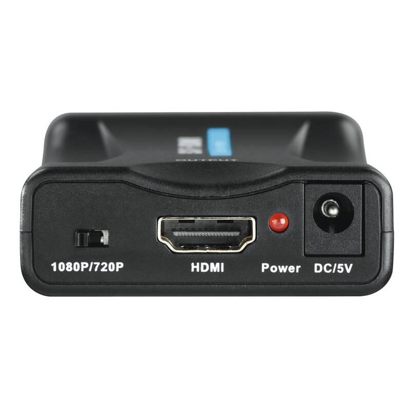 Redukce Hama AV převodník SCART na HDMI černá, Redukce, Hama, AV, převodník, SCART, na, HDMI, černá