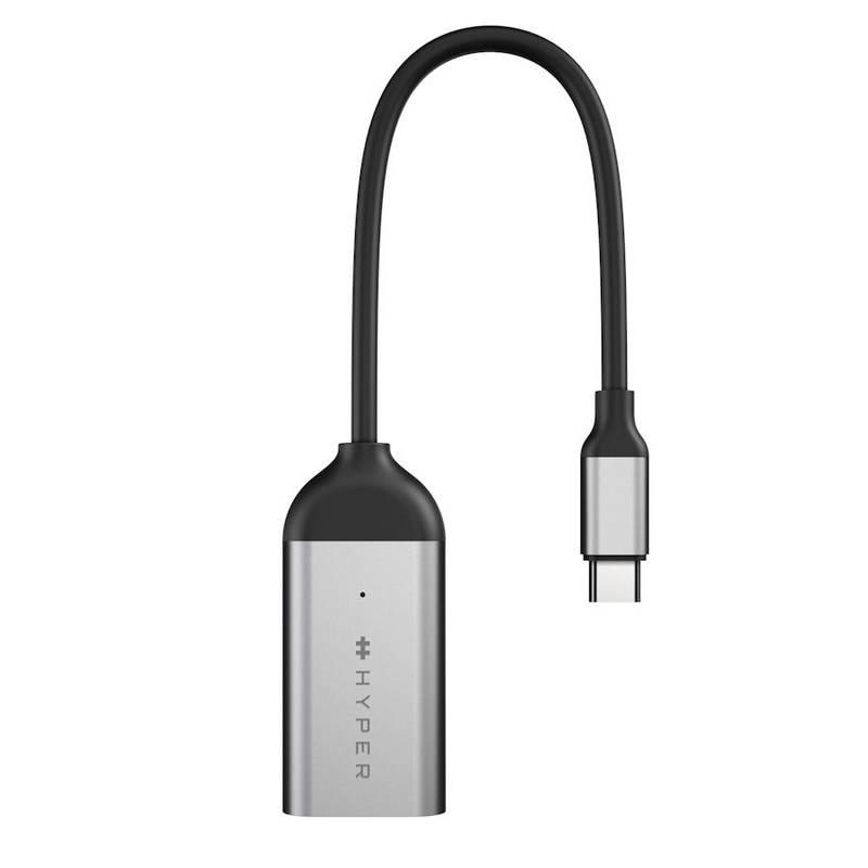 Redukce HyperDrive USB-C na 8K 60Hz 4K 144Hz HDMI stříbrná