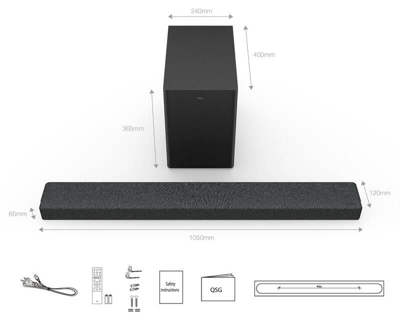 Soundbar TCL C935U černý
