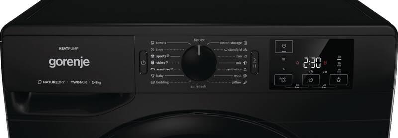 Sušička prádla Gorenje Essential DNE82 BGN černá