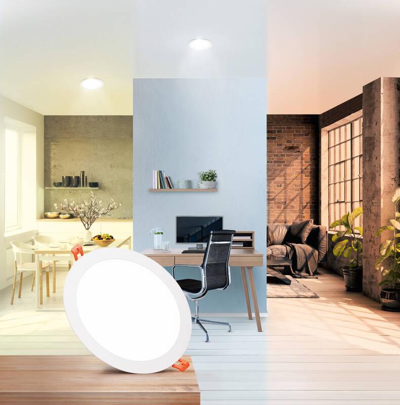 Vestavné svítidlo LEDVANCE SUNATHOME Downlight Slim 22,5 cm bílé