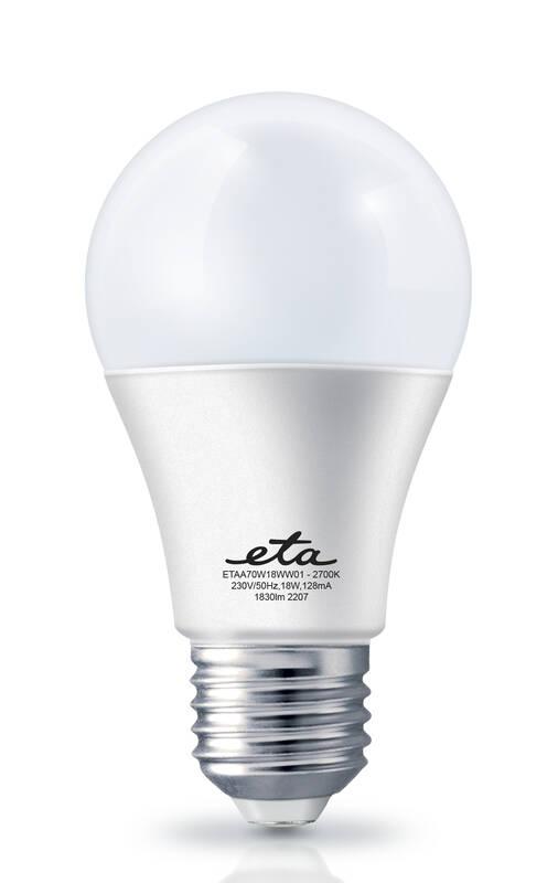 Žárovka LED ETA EKO LEDka klasik 18W, E27, teplá bílá, Žárovka, LED, ETA, EKO, LEDka, klasik, 18W, E27, teplá, bílá