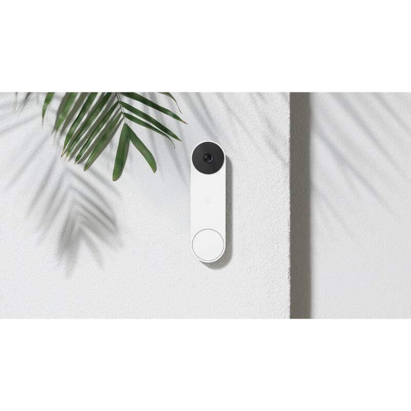 Zvonek bezdrátový Google Nest Doorbell Snow bílý