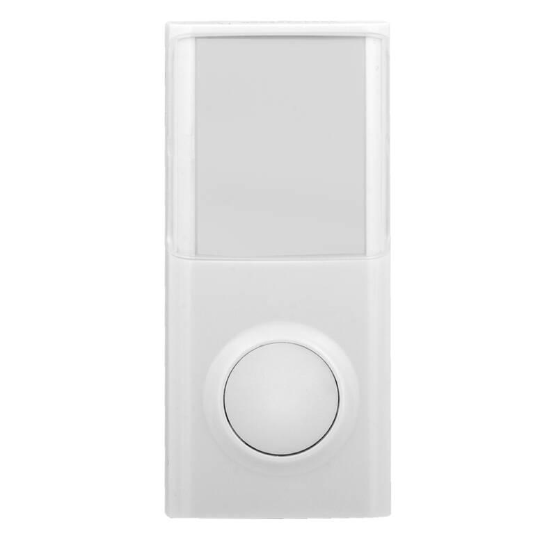 Zvonek bezdrátový WG Wireless Door Bell Blue Light bílý