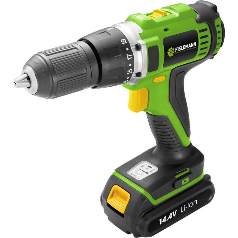 Aku vrtačka Fieldmann FDV 1002-A černá zelená