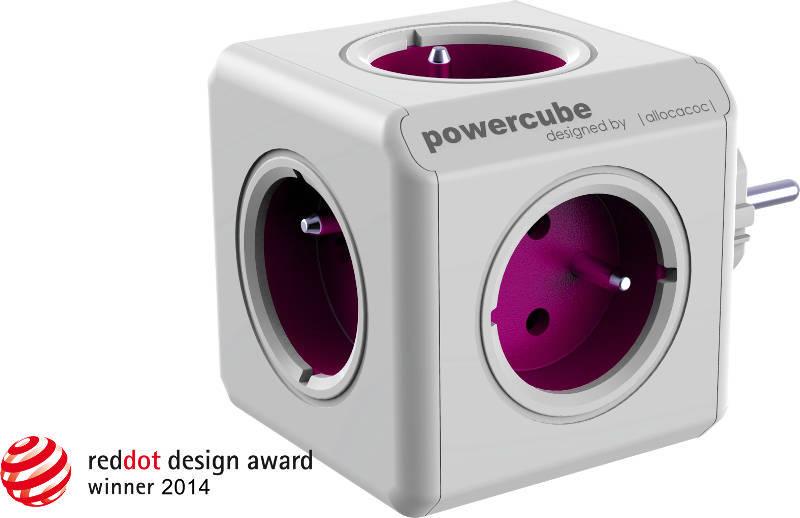 Cestovní adaptér Powercube ReWirable Travel Plugs - fialový fialový