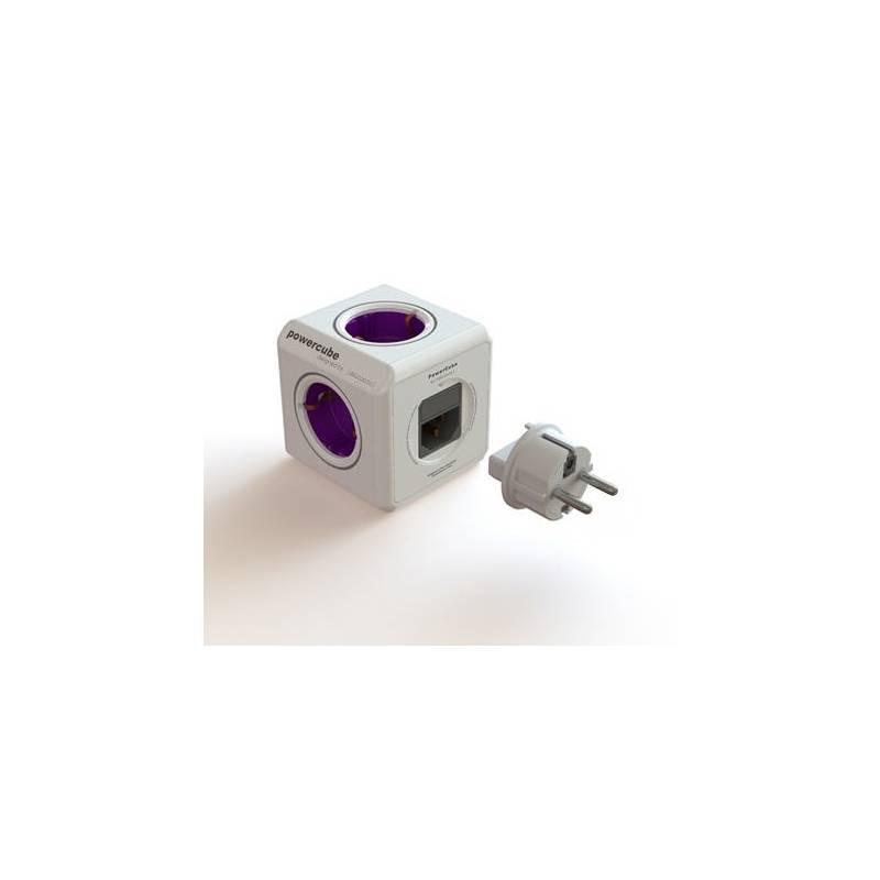 Cestovní adaptér Powercube ReWirable USB Travel Plugs - fialový fialový