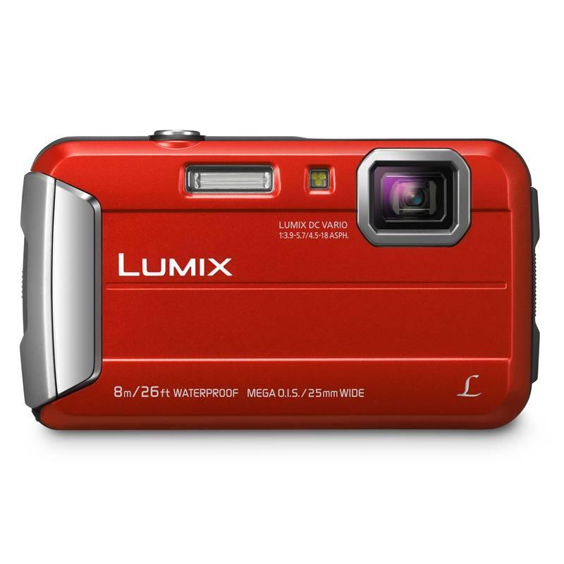 Digitální fotoaparát Panasonic Lumix DMC-FT30EP-R červený
