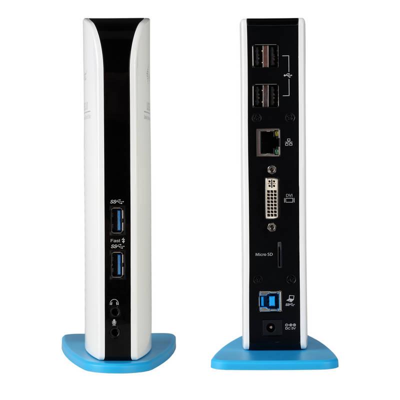 Dokovací stanice i-tec Advance DVI Video microSDXC, USB 3.0