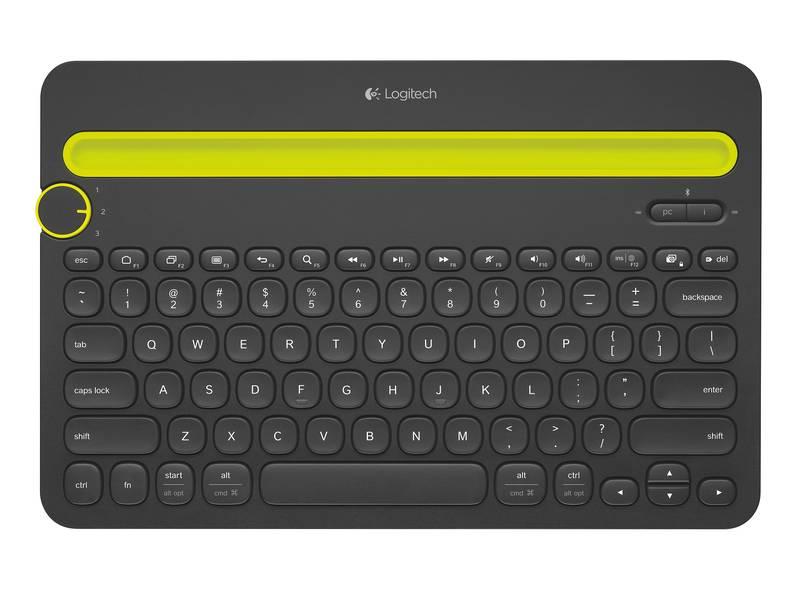 Klávesnice Logitech Bluetooth Keyboard K480 US černá, Klávesnice, Logitech, Bluetooth, Keyboard, K480, US, černá