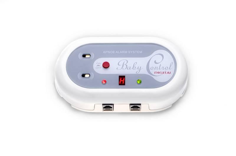 Monitor dechu Baby Control BC-200, jedna senzorová podložka bílá