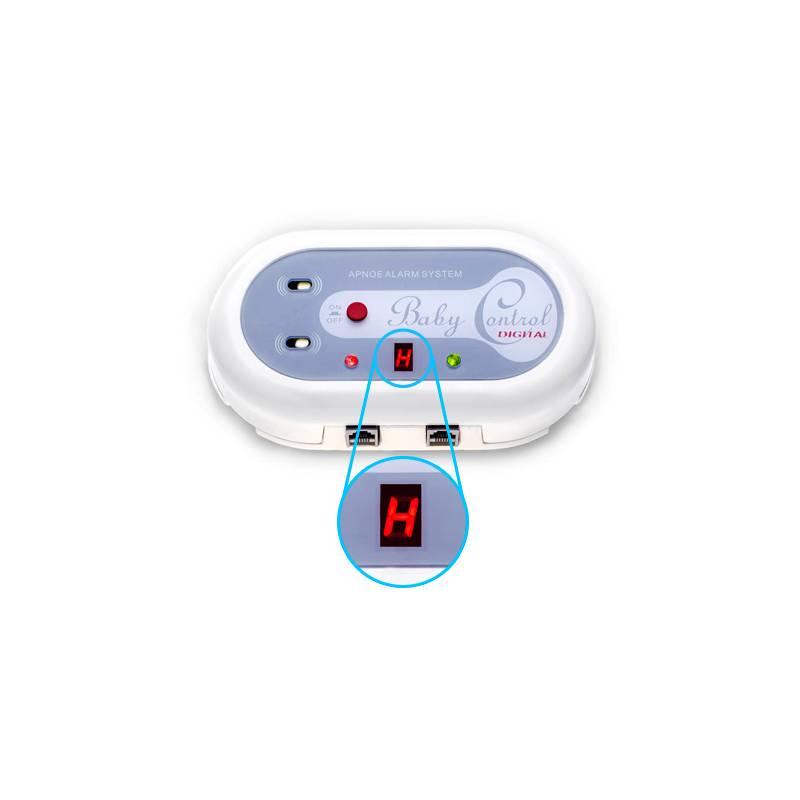 Monitor dechu Baby Control pro dvojčata Digital BC-230i bílá