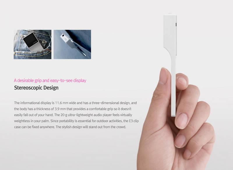 MP3 přehrávač Cowon E3 16GB bílý