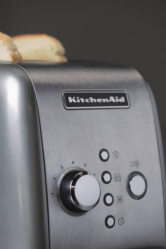 Opékač topinek KitchenAid P2 5KMT221ECU stříbrný