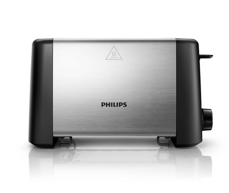 Opékač topinek Philips Daily Collection HD4825 90 černý nerez