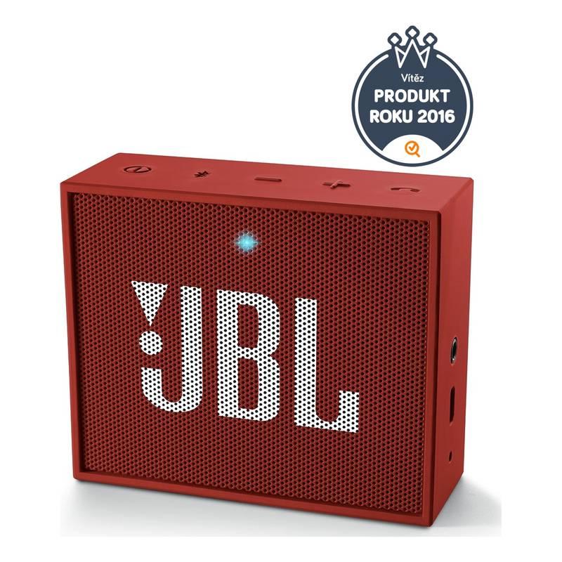 Přenosný reproduktor JBL GO červený