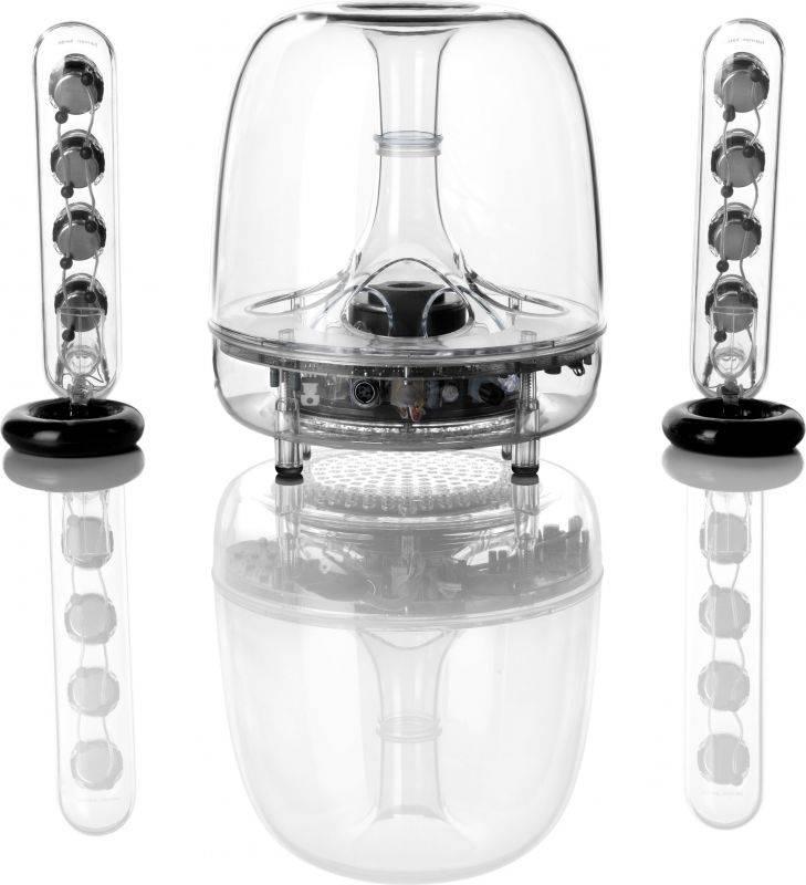 Reproduktory Harman Kardon SoundSticks Wireless průhledné, Reproduktory, Harman, Kardon, SoundSticks, Wireless, průhledné