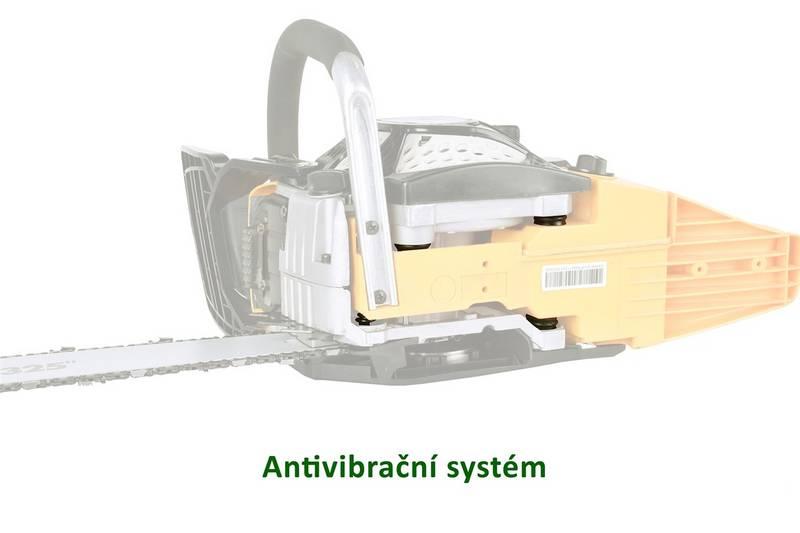 Řetězová pila Riwall RPCS 5545, benzínová