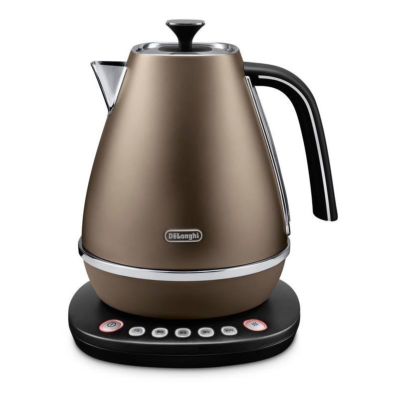 Rychlovarná konvice DeLonghi Distinta KBI2011.BZ bronzová