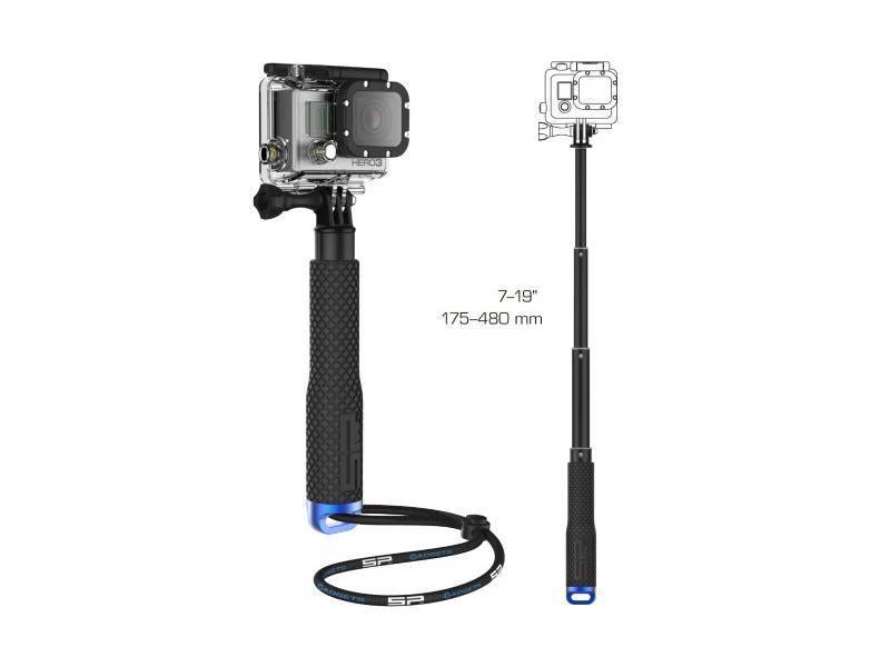 Selfie tyč SP Gadgets P.O.V. Pole 19" teleskopická černý modrý