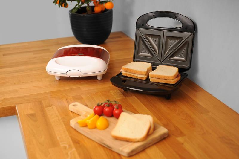 Sendvičovač Hyundai SM 628 černý nerez