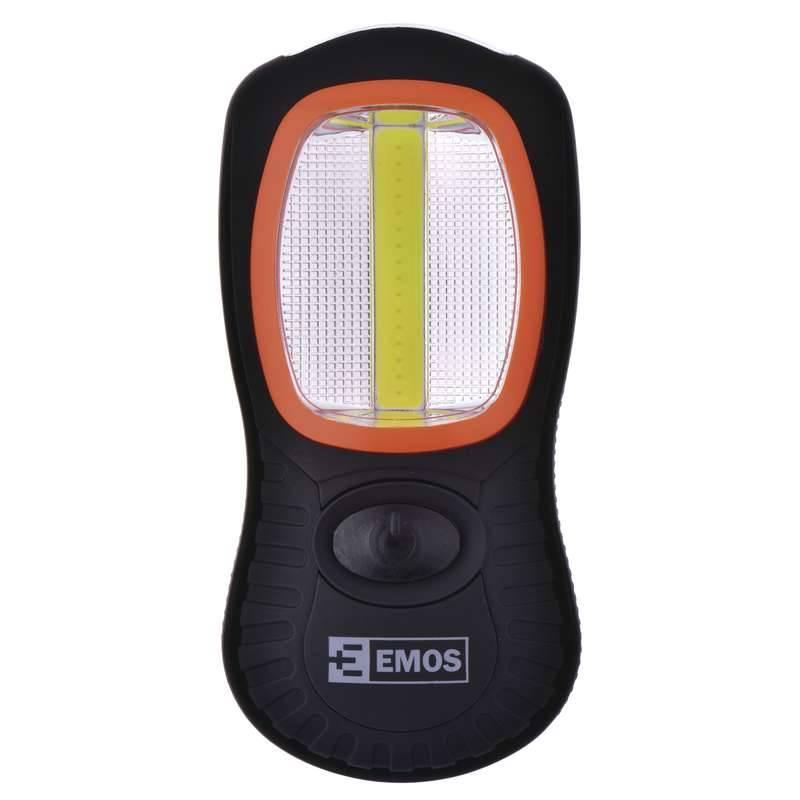 Svítilna EMOS LED 3W COB LED 3x LED, 3x AAA černá