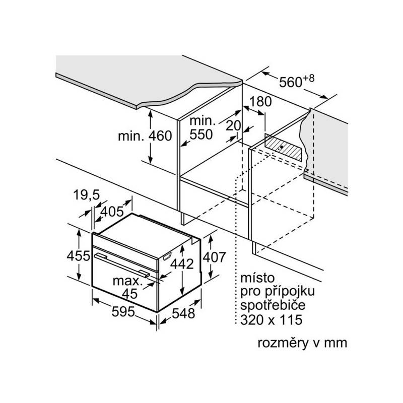 Trouba Bosch CDG634BS1 nerez