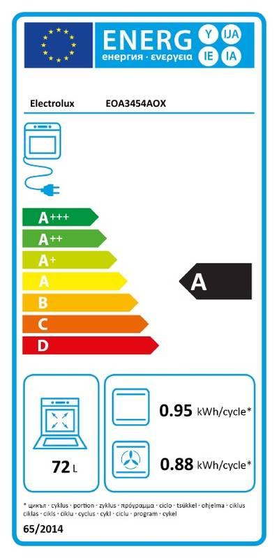 Trouba Electrolux EOA3454AOX nerez ocel