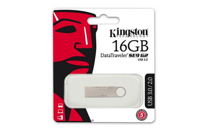 USB Flash Kingston DataTraveler SE9 G2 16GB kovový