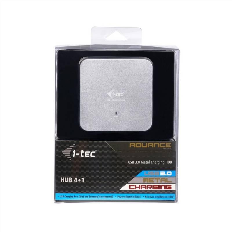 USB Hub i-tec USB 3.0 6x USB 3.0 stříbrný