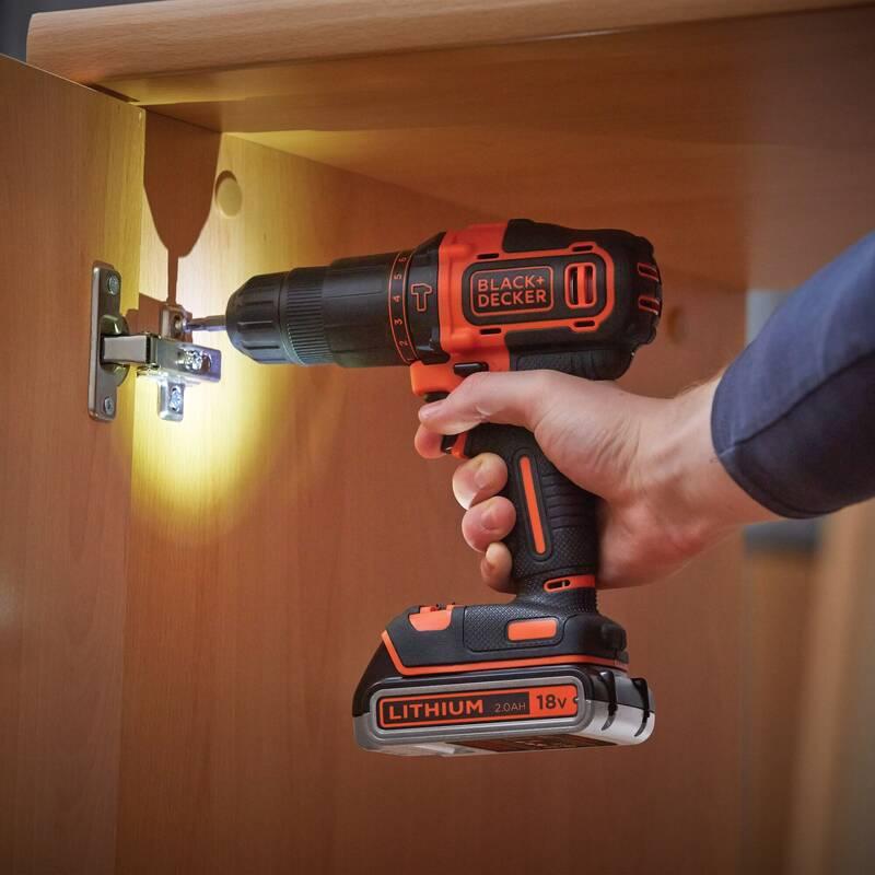 Aku vrtačka Black-Decker BDCHD18K-QW
