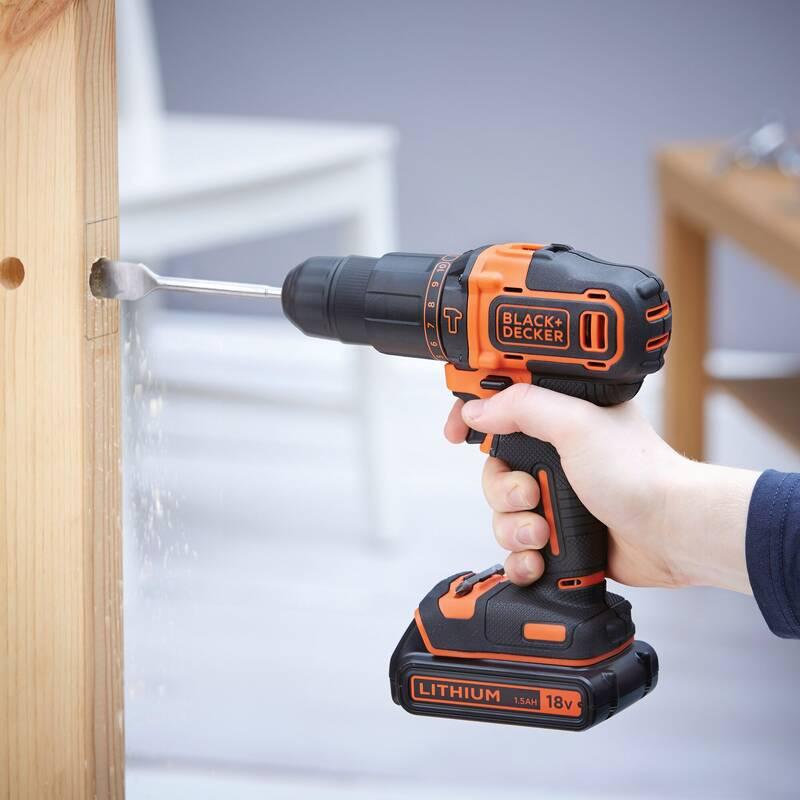 Aku vrtačka Black-Decker BDCHD18K-QW
