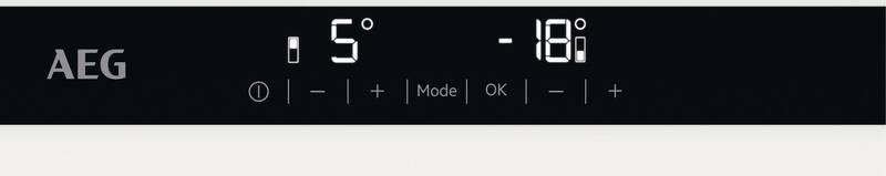 Chladnička s mrazničkou AEG SCE818E7MF bílá
