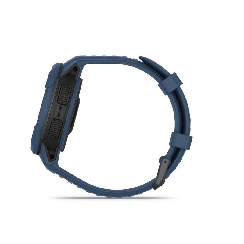 Chytré hodinky Garmin Instinct Crossover Solar modré
