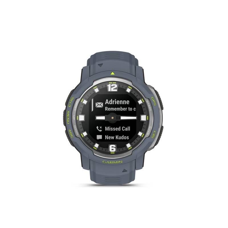 Chytré hodinky Garmin Instinct Crossover - Standard Edition modré