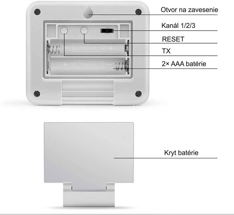 Čidlo pro meteostanice ThermoPro TX-2 bílý