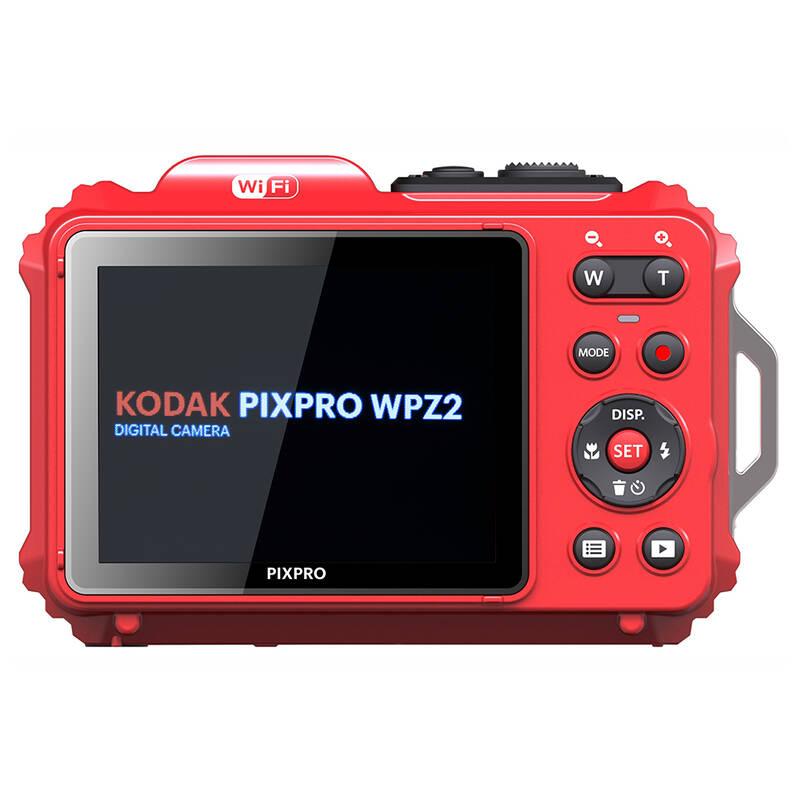 Digitální fotoaparát Kodak PIXPRO WPZ2 červený, Digitální, fotoaparát, Kodak, PIXPRO, WPZ2, červený