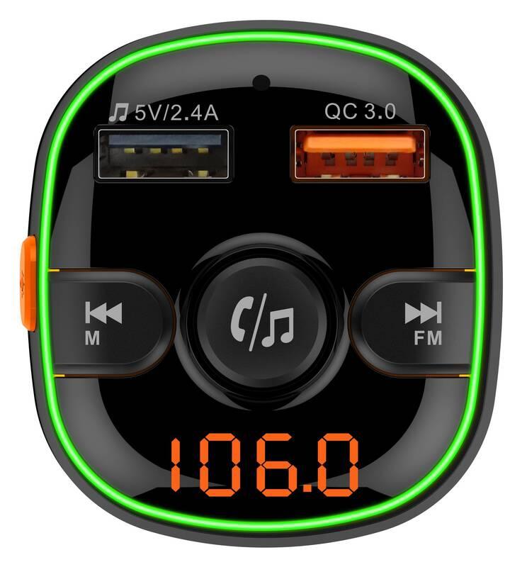 FM Transmitter AKAI FMT-52BT černý