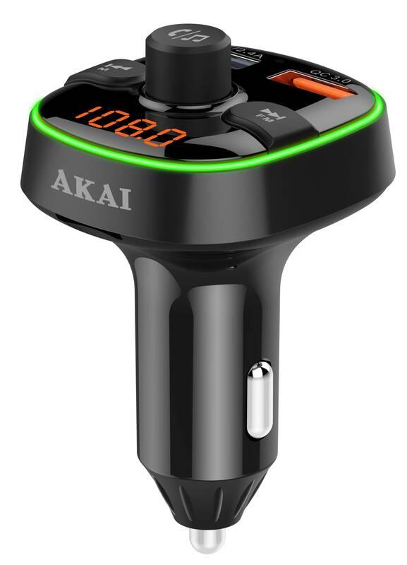 FM Transmitter AKAI FMT-52BT černý