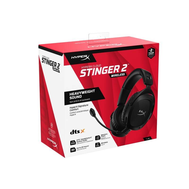 Headset HyperX Cloud Stinger 2 Wireless černý, Headset, HyperX, Cloud, Stinger, 2, Wireless, černý