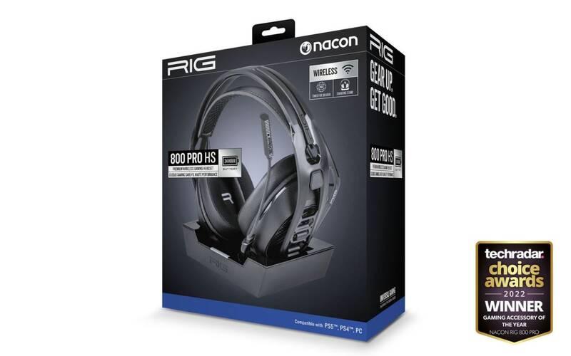 Headset Nacon RIG 800 PRO HS, pro PS4 PS5 černý, Headset, Nacon, RIG, 800, PRO, HS, pro, PS4, PS5, černý