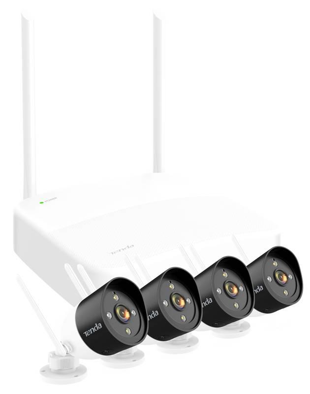 Kamerový systém Tenda K4W-3TC Video Security Kit 2K 4x camera černý bílý