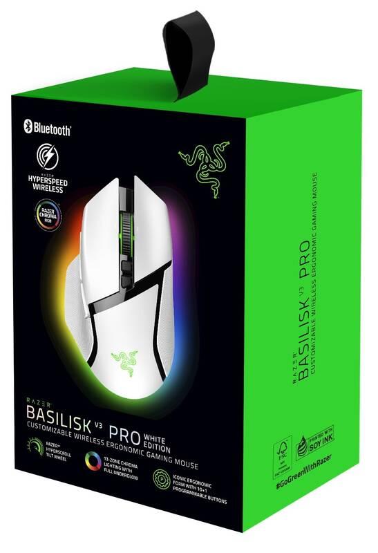 Myš Razer Basilisk V3 Pro bílá