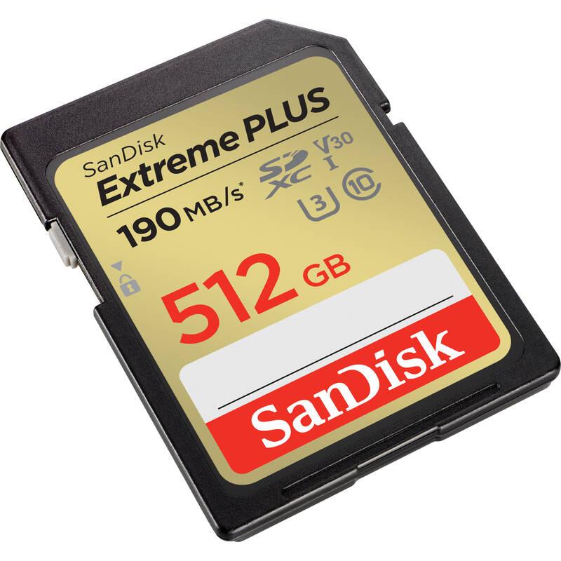 Paměťová karta SanDisk SDXC Extreme Plus 512GB UHS-I U3
