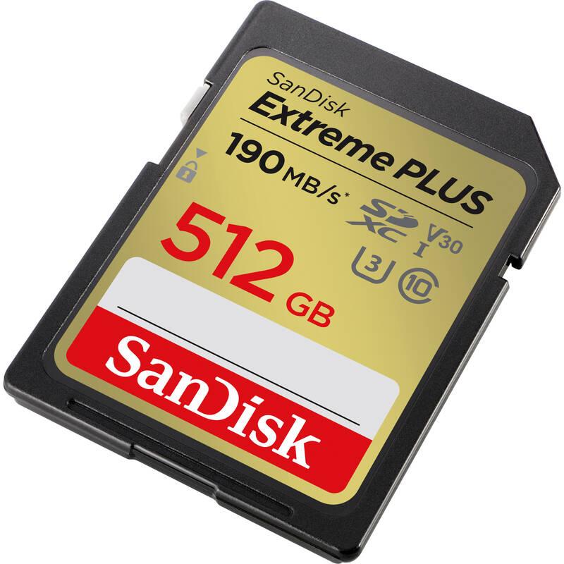 Paměťová karta SanDisk SDXC Extreme Plus 512GB UHS-I U3