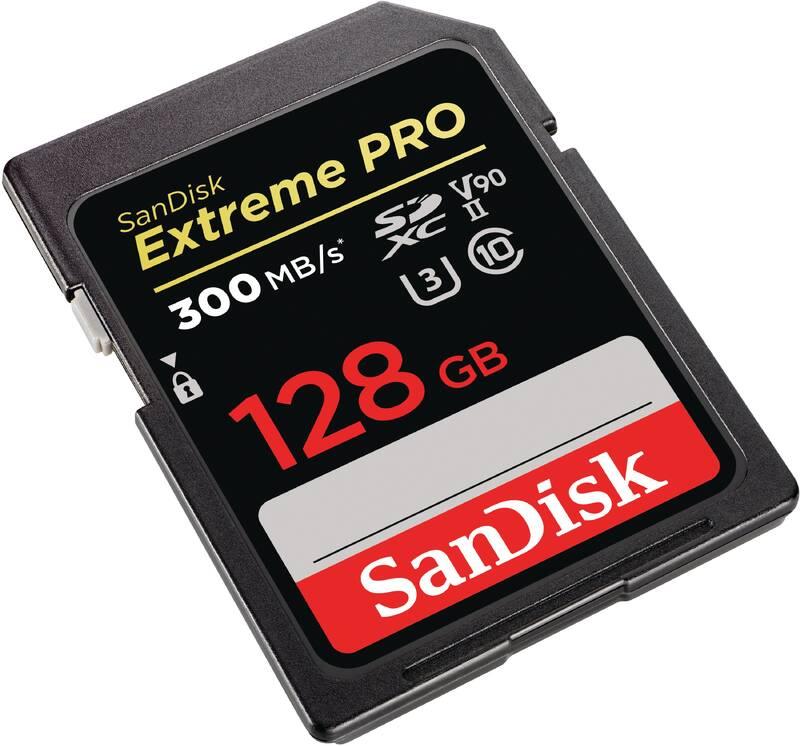 Paměťová karta SanDisk SDXC Extreme Pro 128GB UHS-II U3