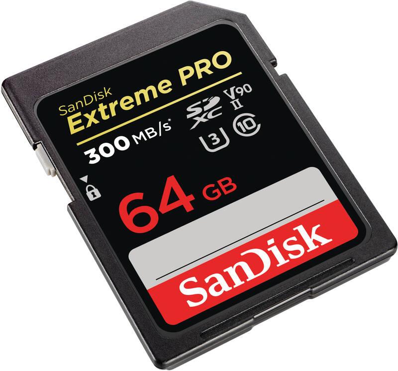 Paměťová karta SanDisk SDXC Extreme Pro 64GB UHS-II U3