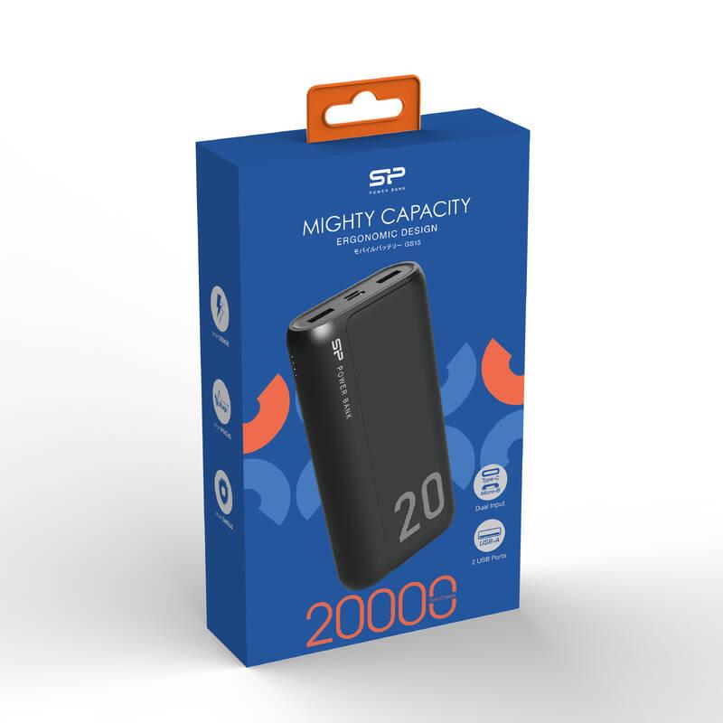 Powerbank Silicon Power GS15 20 000mAh černá