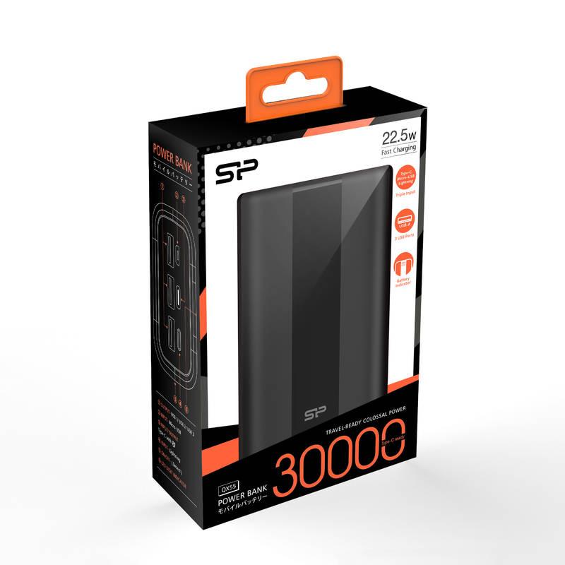 Powerbank Silicon Power QX55 30 000mAh černá