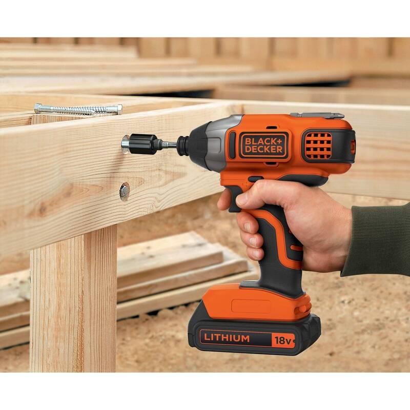 Rázový šroubovák Black-Decker BDCIM18N-XJ